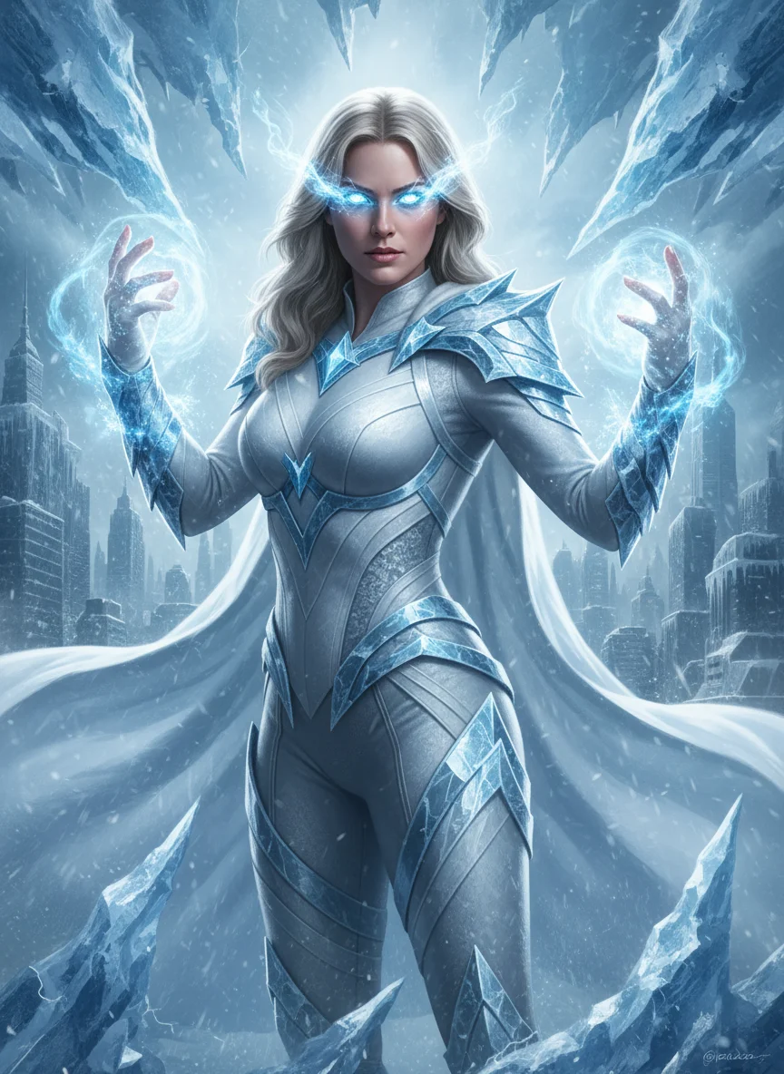 Superheroine portrait