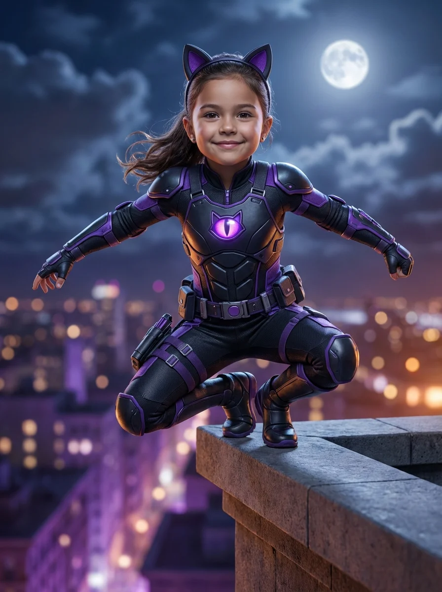 Superheroine portrait