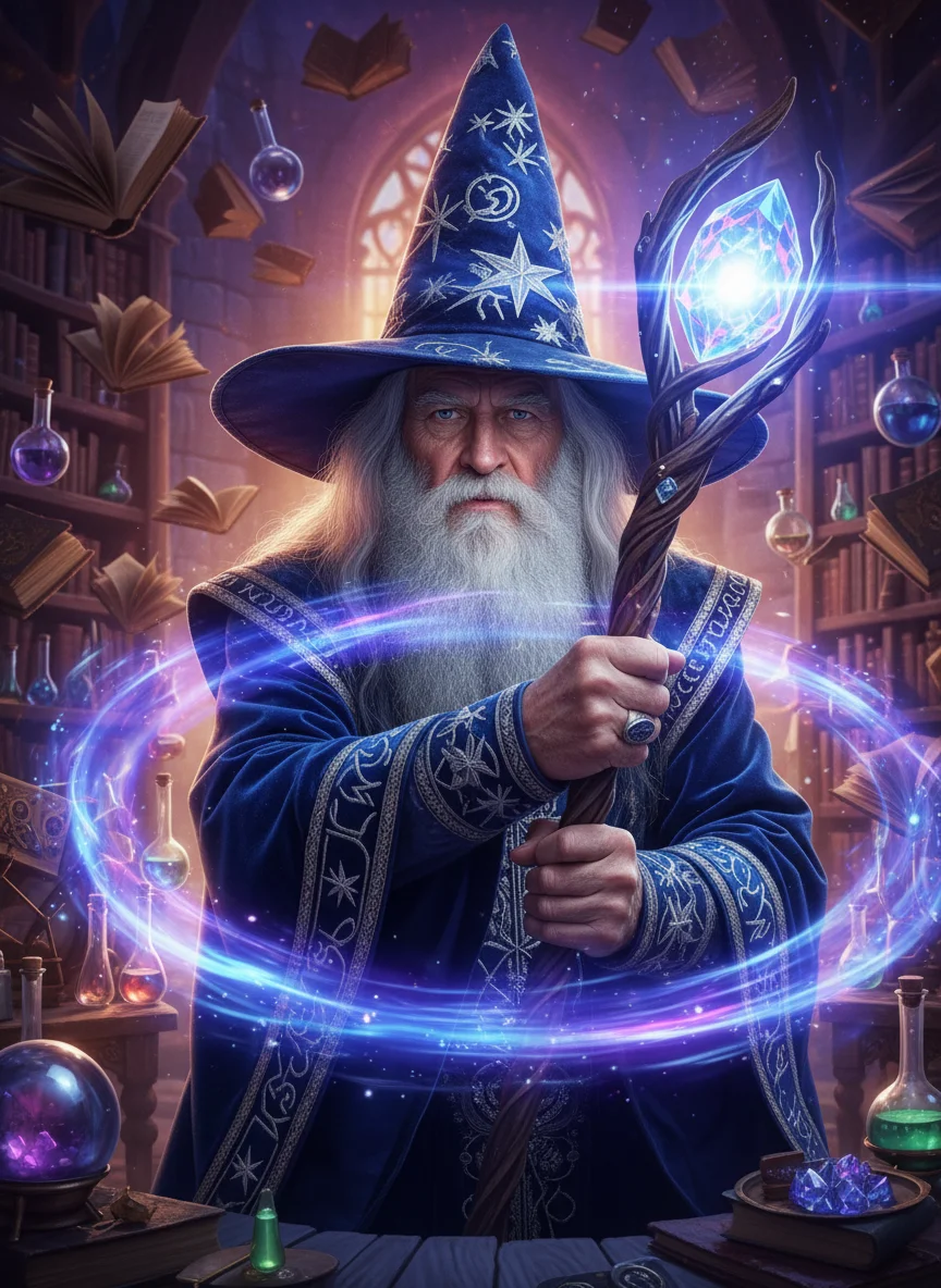 Wizard portrait