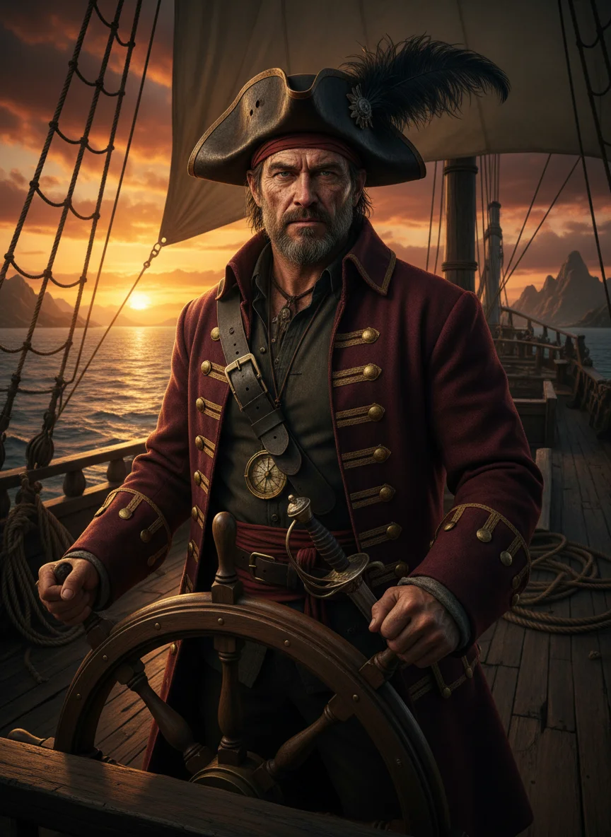 Pirate portrait